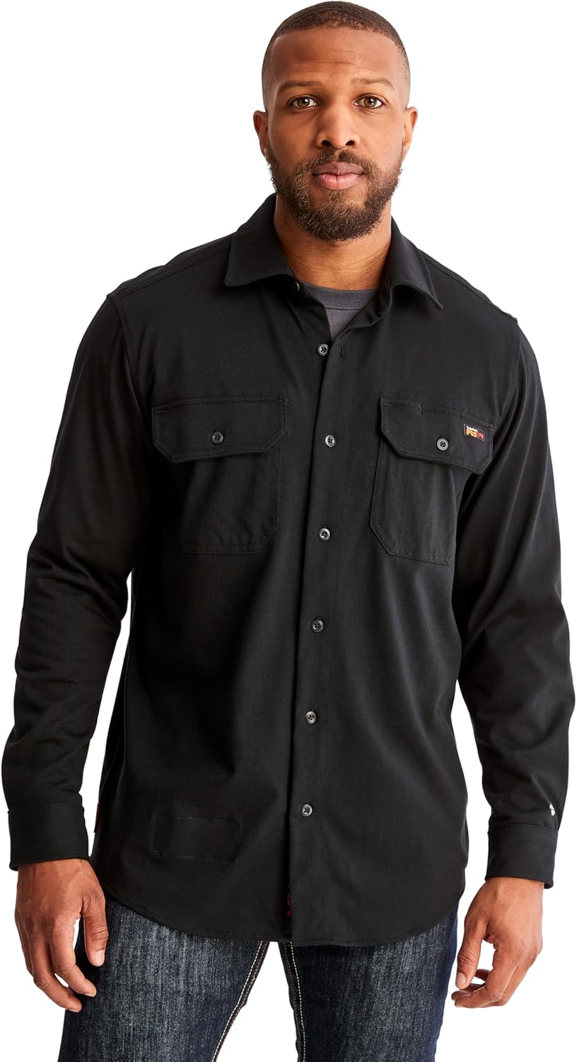 Timberland PRO Fr Cotton Core огнестойкая рубашка на пуговицах, Black
Timberland PRO Fr Cotton Core огнестойкая рубашка на пуговицах, Black