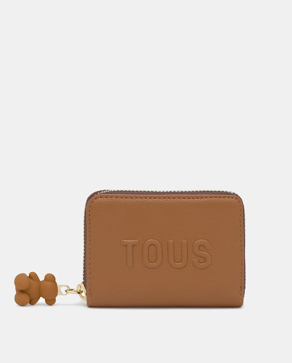 Средний кошелек с застежкой-молнией Tous, коричневый
Средний кошелек с застежкой-молнией Tous, коричневый