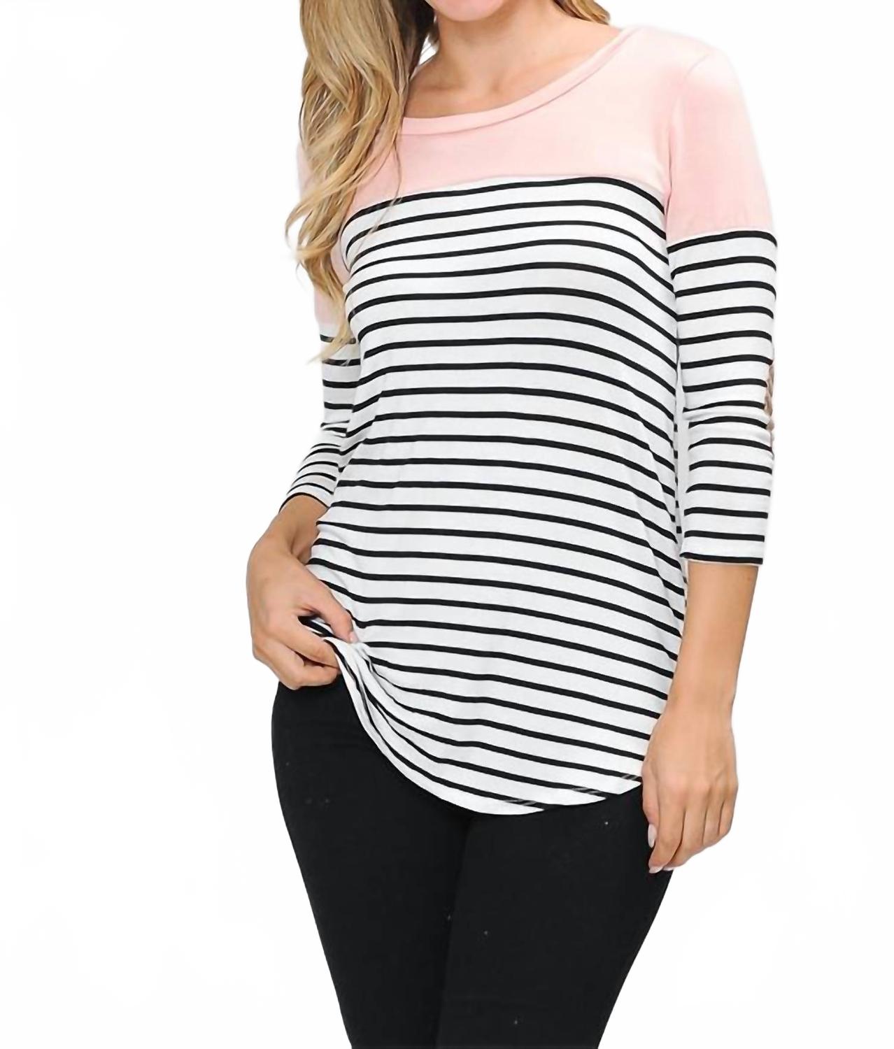 Топ в полоску цвета румян Magic Fit, Blush
Топ в полоску цвета румян Magic Fit, Blush