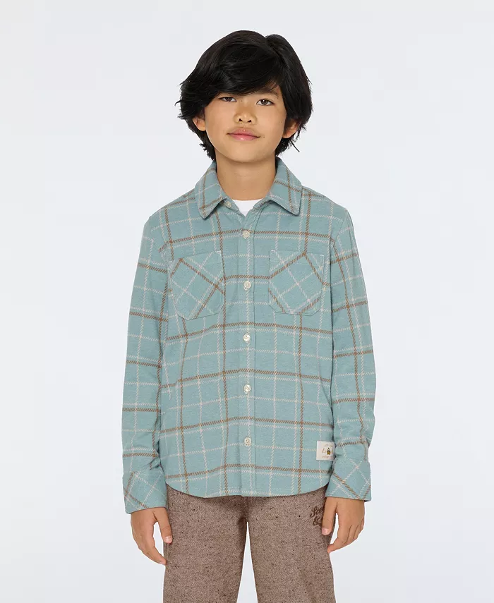 Рубашка на пуговицах из окрашенной в массе трикотажной саржи для старших мальчиков SCOTCH & SODA, синий
Рубашка на пуговицах из окрашенной в массе трикотажной саржи для старших мальчиков SCOTCH & SODA, синий