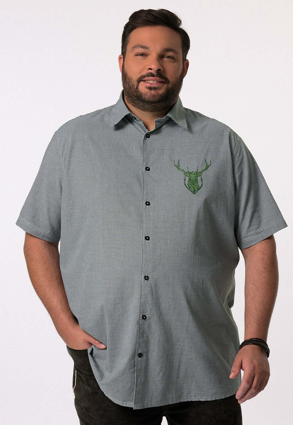 Рубашка Men Plus, зеленый 
Рубашка Men Plus, зеленый