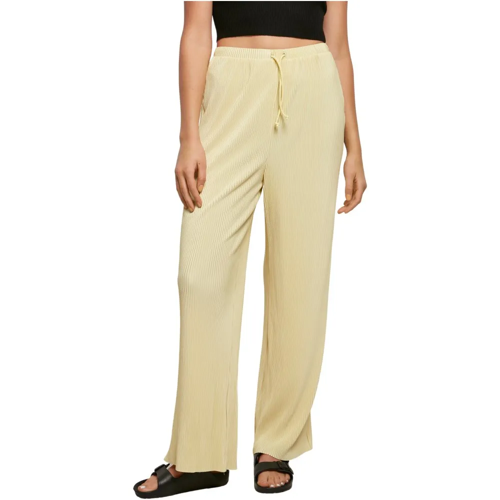 Брюки Urban Classics Plisse high waist, желтый
Брюки Urban Classics Plisse high waist, желтый