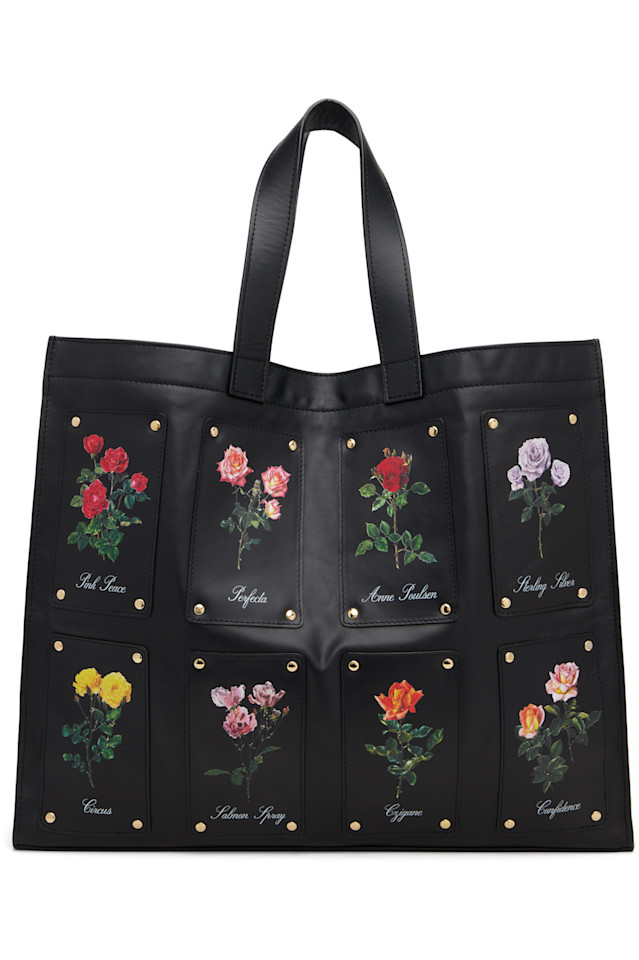 Ernest W. Baker Черная сумка-шоппер с нашивками в виде роз
Ernest W. Baker Черная сумка-шоппер с нашивками в виде роз