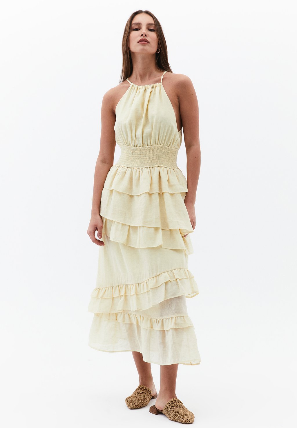 Повседневное платье MIT VOLANT DETAILS OXXO, желтый
Повседневное платье MIT VOLANT DETAILS OXXO, желтый