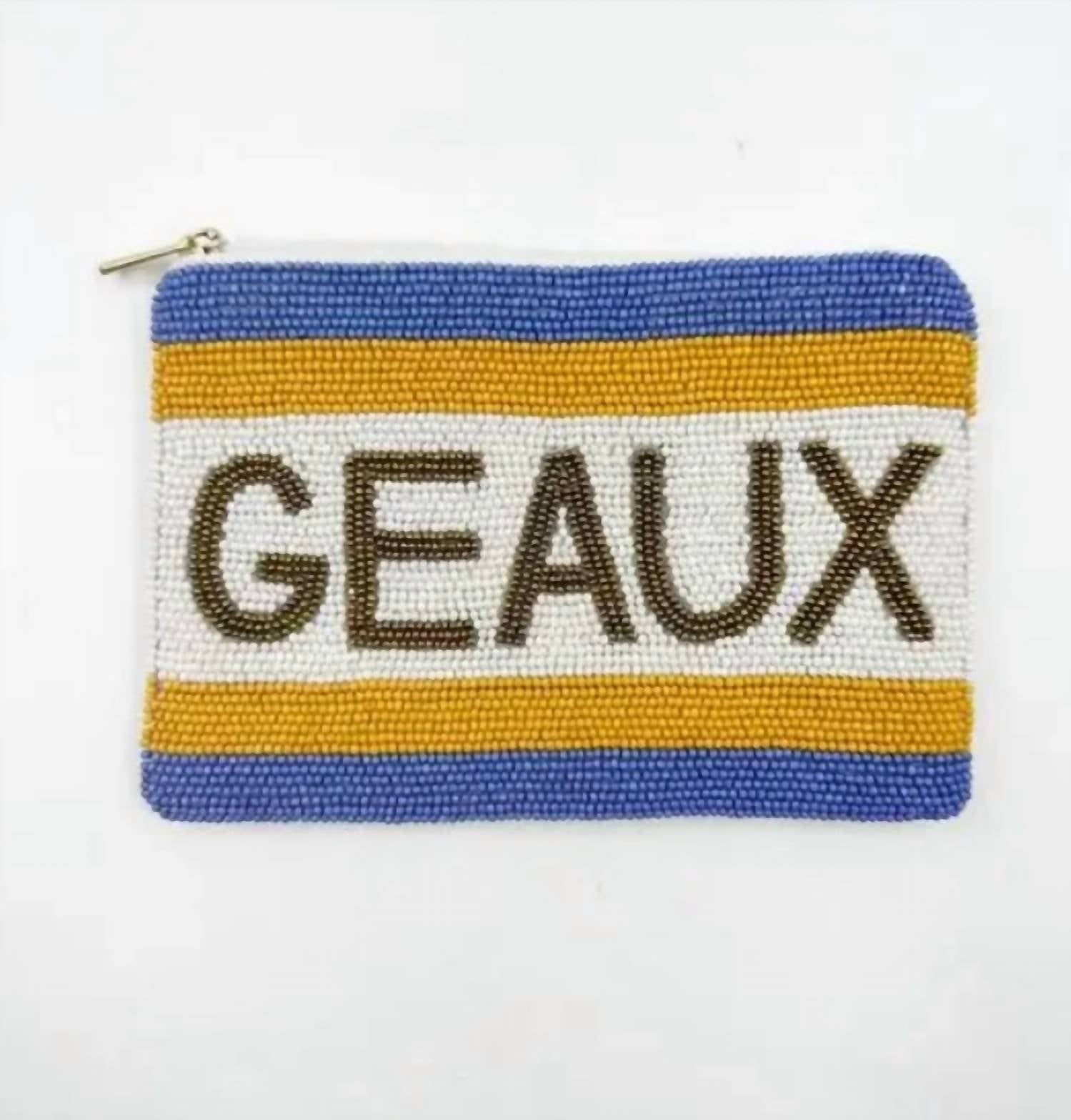 Кошелек для монет Lsu Geaux Tigers Harper из бисера цвета металлик и золото AmesLayne
Кошелек для монет Lsu Geaux Tigers Harper из бисера цвета металлик и золото AmesLayne