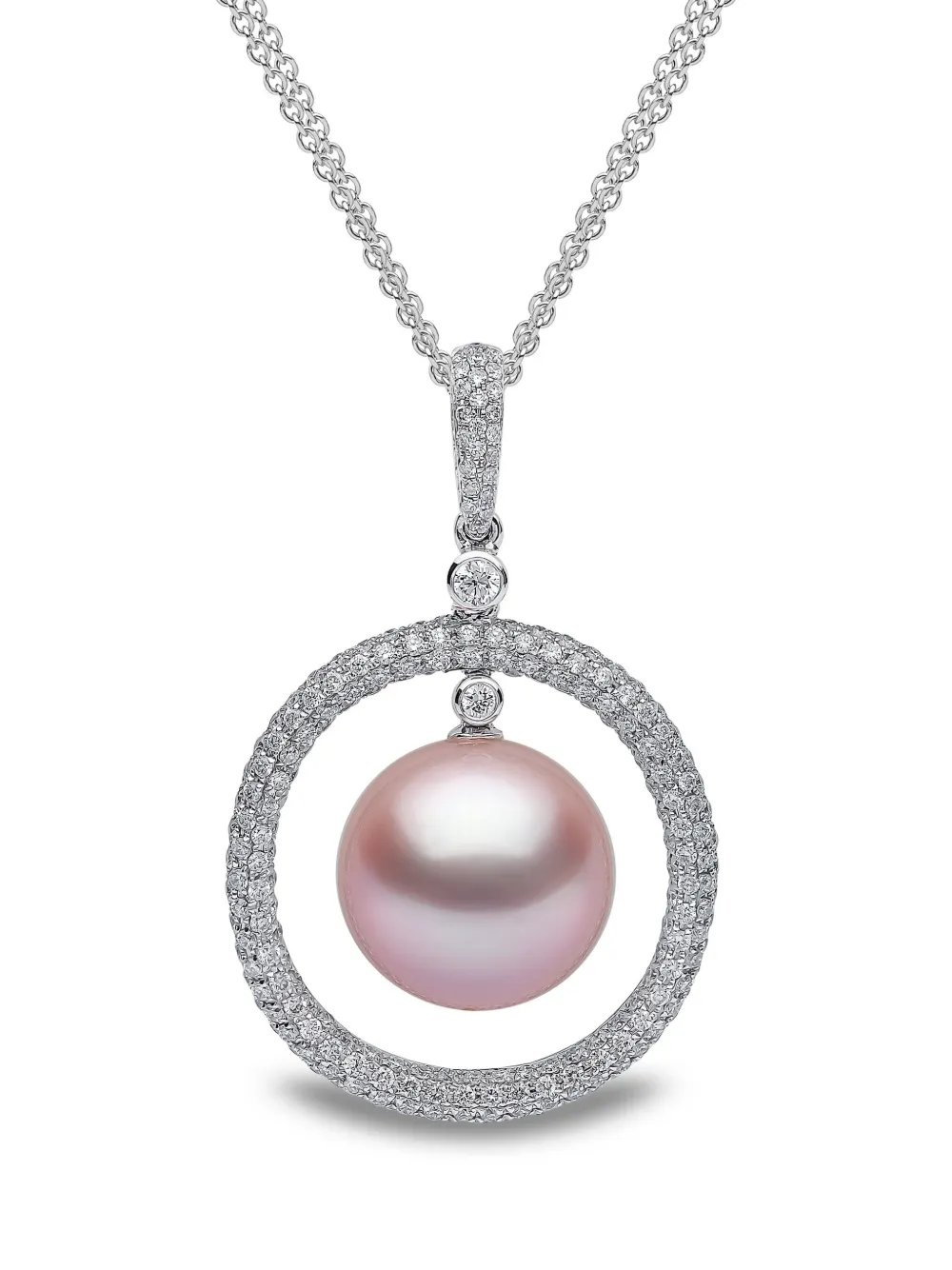Подвеска из 18-каратного белого золота с бриллиантами и жемчугом Yoko London, серебяный
Подвеска из 18-каратного белого золота с бриллиантами и жемчугом Yoko London, серебяный