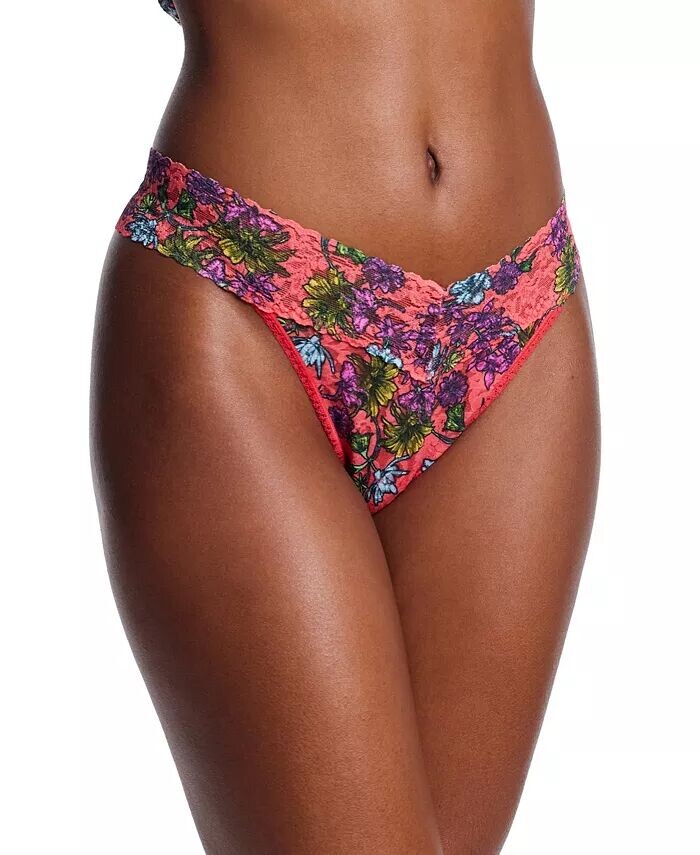 Нижнее белье стринги из фирменного кружева с принтом и оригинальной посадкой Hanky Panky, мультиколор
Нижнее белье стринги из фирменного кружева с принтом и оригинальной посадкой Hanky Panky, мультиколор