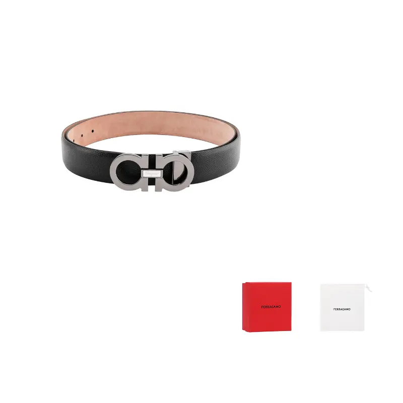 Ferragamo Кожаный ремень мужской черный, Black
Ferragamo Кожаный ремень мужской черный, Black