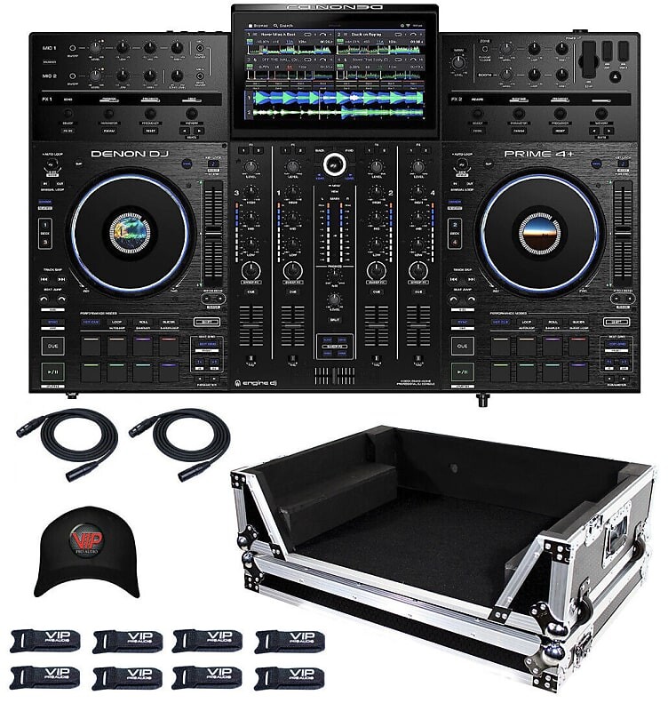 DJ-Контроллер Denon PRIME 4+ DJ Controller WI-FI STREAMING With Amazon Music + XS-PRIME4 W2U Case
DJ-Контроллер Denon PRIME 4+ DJ Controller WI-FI STREAMING With Amazon Music + XS-PRIME4 W2U Case