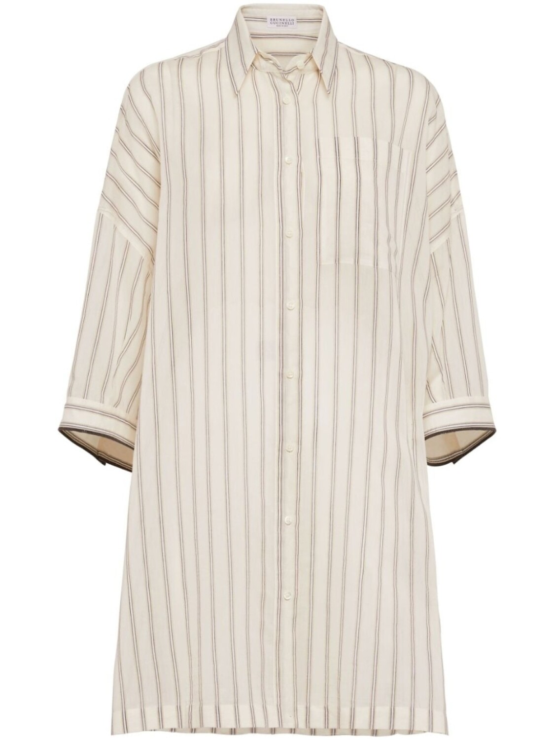 Brunello Cucinelli рубашка с декором Monili, нейтральный цвет
Brunello Cucinelli рубашка с декором Monili, нейтральный цвет