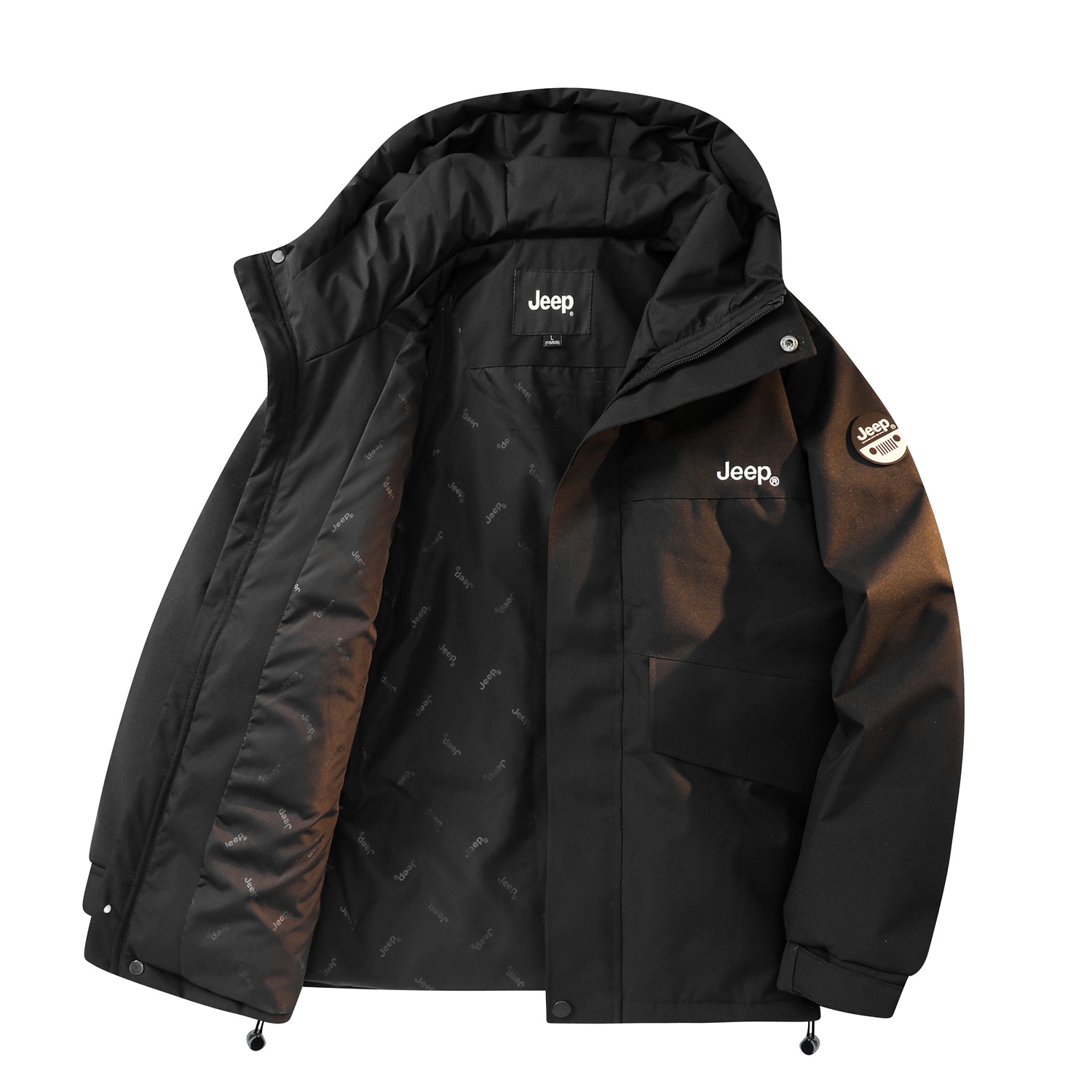 Jeep Унисекс пуховик, Black
Jeep Унисекс пуховик, Black