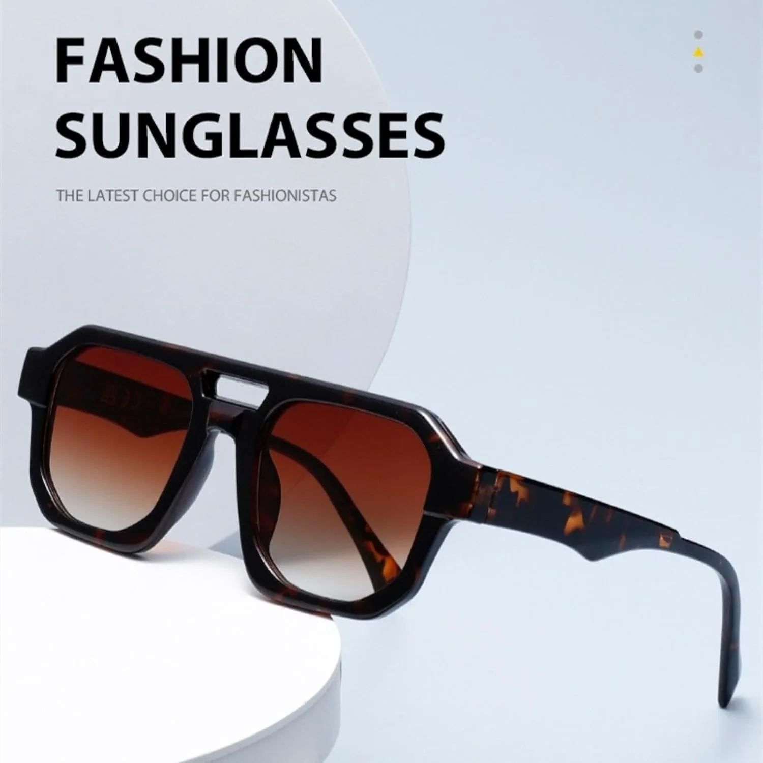 Модные винтажные солнцезащитные очки для женщин и мужчин с двойной перемычкой, защитой от УФ-излучения UV400, в стиле ретро с леопардовым принтом TVTBBVV, C3
Модные винтажные солнцезащитные очки для женщин и мужчин с двойной перемычкой, защитой от УФ-излучения UV400, в стиле ретро с леопардовым принтом TVTBBVV, C3