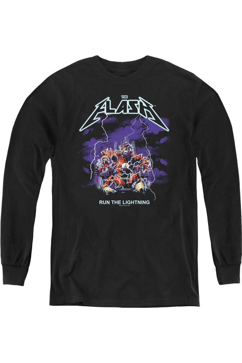 Футболка с длинным рукавом DC Comics Flash Run The Lightning Youth Gildan, черный
Футболка с длинным рукавом DC Comics Flash Run The Lightning Youth Gildan, черный