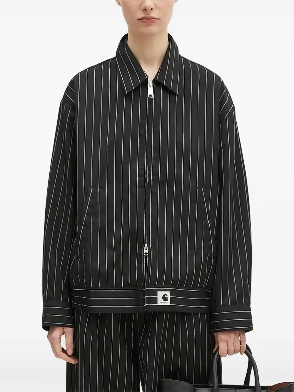 Куртка на молнии в тонкую полоску CARHARTT WIP, черный
Куртка на молнии в тонкую полоску CARHARTT WIP, черный