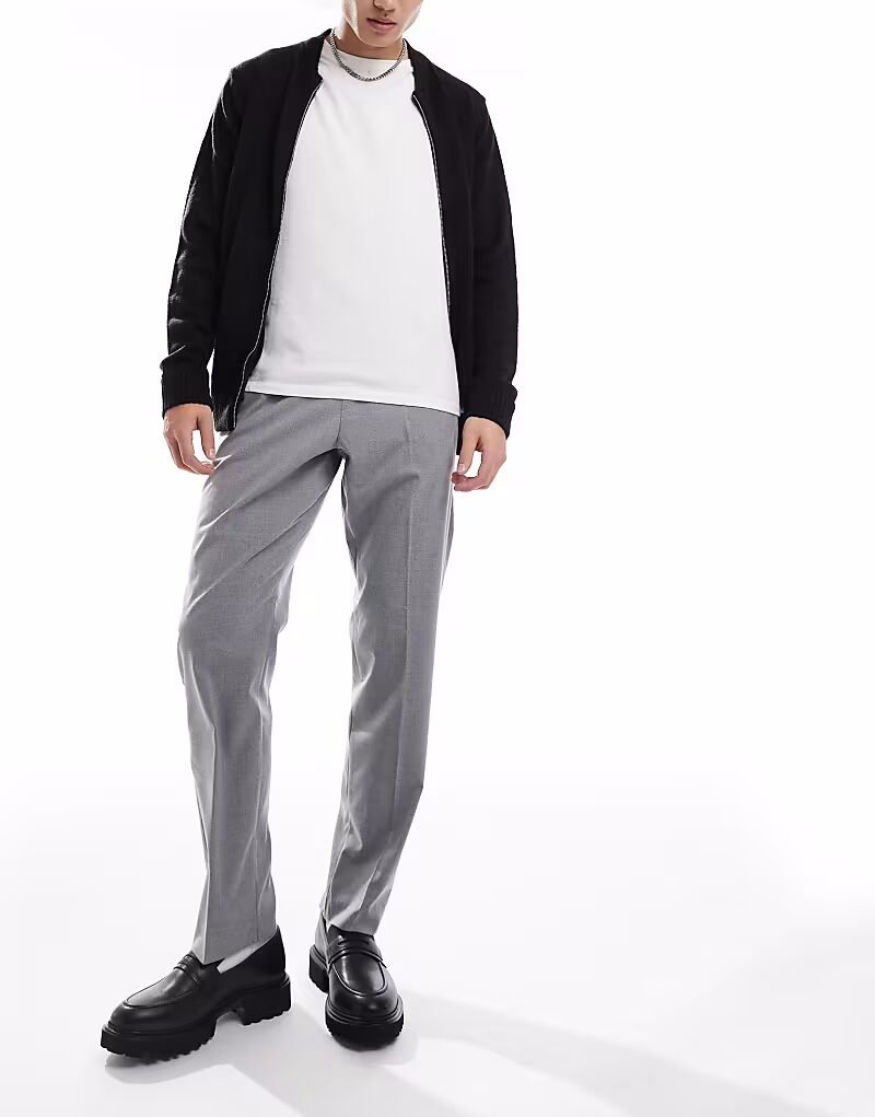 Зауженные брюки свободного кроя серого цвета с завязками на талии Jack & Jones
Зауженные брюки свободного кроя серого цвета с завязками на талии Jack & Jones