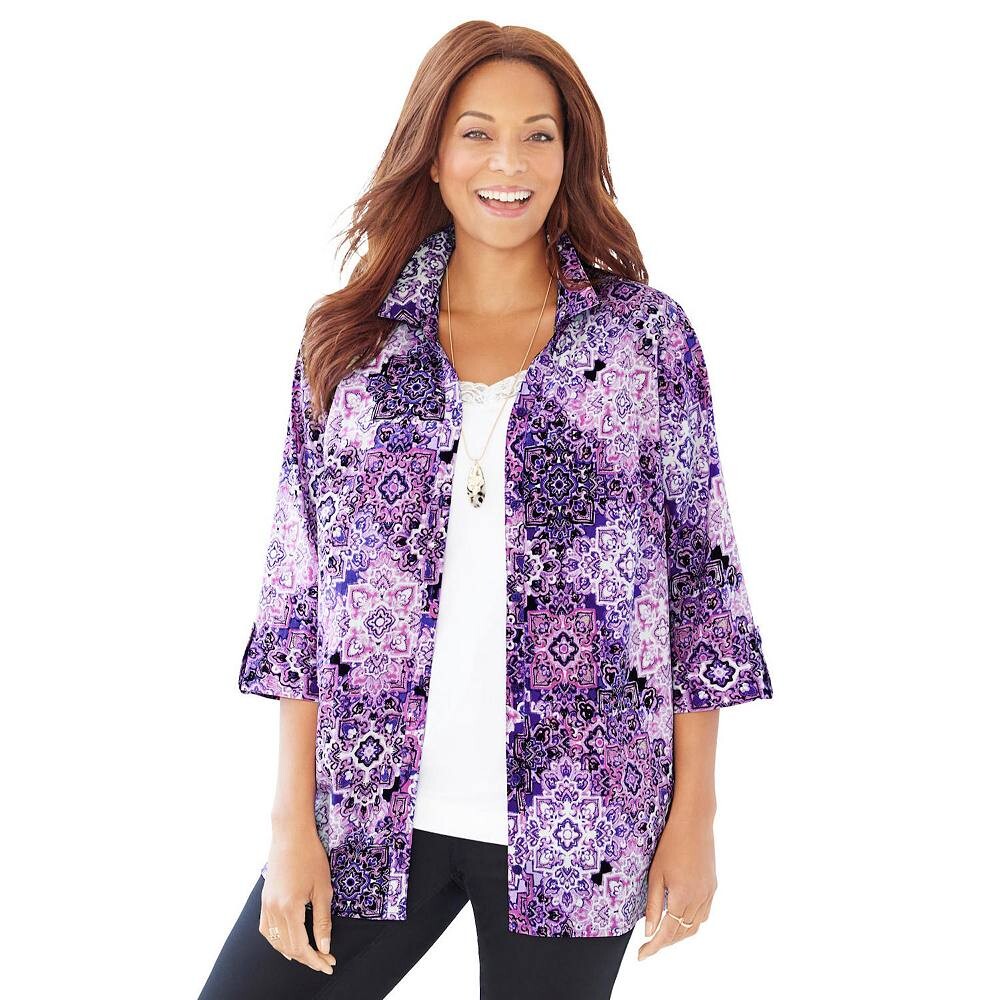 Женская блузка больших размеровCatherines The Timeless для миниатюрных размеров, цвет Deep Grape Medallion
Женская блузка больших размеровCatherines The Timeless для миниатюрных размеров, цвет Deep Grape Medallion