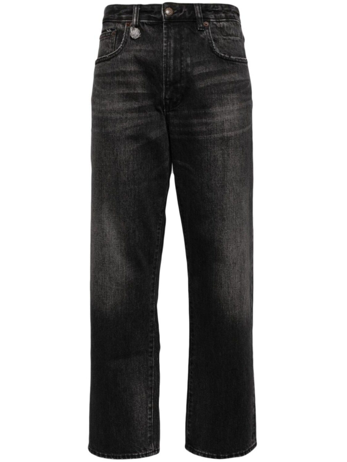 R13 прямые джинсы, черный 
R13 прямые джинсы, черный
