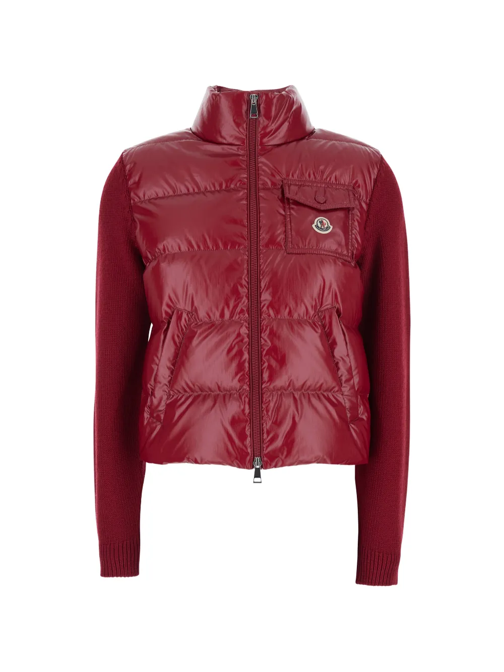 Кардиган с простеганными вставками Moncler, красный
Кардиган с простеганными вставками Moncler, красный