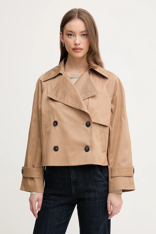 Хлопковая куртка United Colors Of Benetton, коричневый
Хлопковая куртка United Colors Of Benetton, коричневый