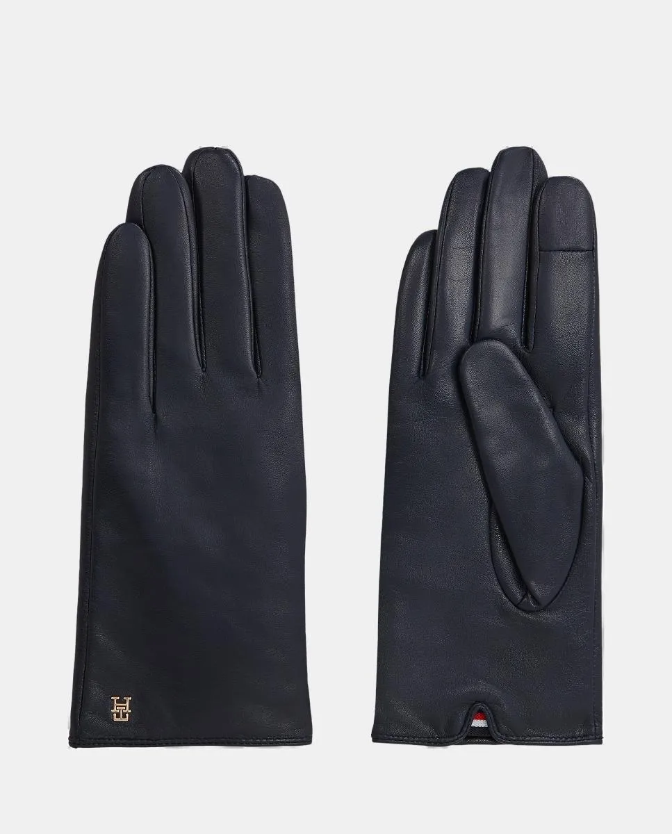 Кожаные перчатки темно-синего цвета Tommy Hilfiger
Кожаные перчатки темно-синего цвета Tommy Hilfiger