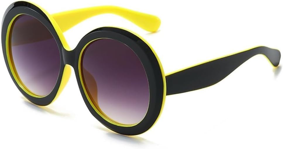 Большие круглые женские солнцезащитные очки с двухцветным градиентом UV400 для мужчин в стиле панк, для занятий спортом на открытом воздухе, бега и езды на велосипеде LXLHWN, Black Yellow Gray
Большие круглые женские солнцезащитные очки с двухцветным градиентом UV400 для мужчин в стиле панк, для занятий спортом на открытом воздухе, бега и езды на велосипеде LXLHWN, Black Yellow Gray