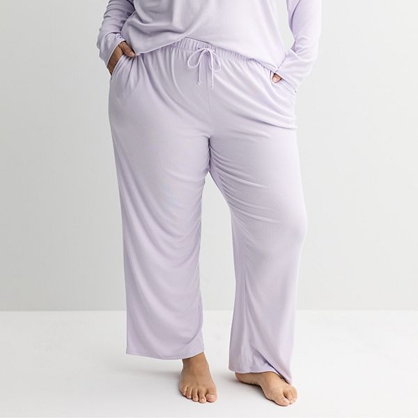 Пижамные брюки с резинкой Plus size Sonoma Goods For Life, Lavender Jess
Пижамные брюки с резинкой Plus size Sonoma Goods For Life, Lavender Jess