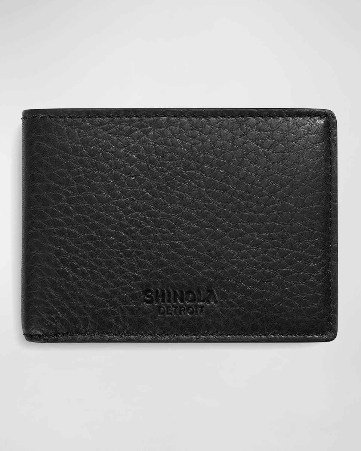 Мужской тонкий кожаный кошелек двойного сложения Shinola, цвет Black
Мужской тонкий кожаный кошелек двойного сложения Shinola, цвет Black