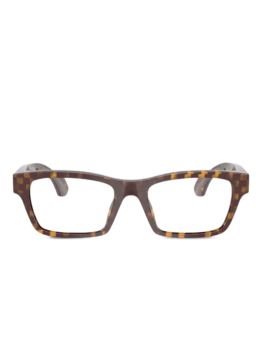 Квадратные очки с шахматным узором Alain Mikli, коричневый
Квадратные очки с шахматным узором Alain Mikli, коричневый