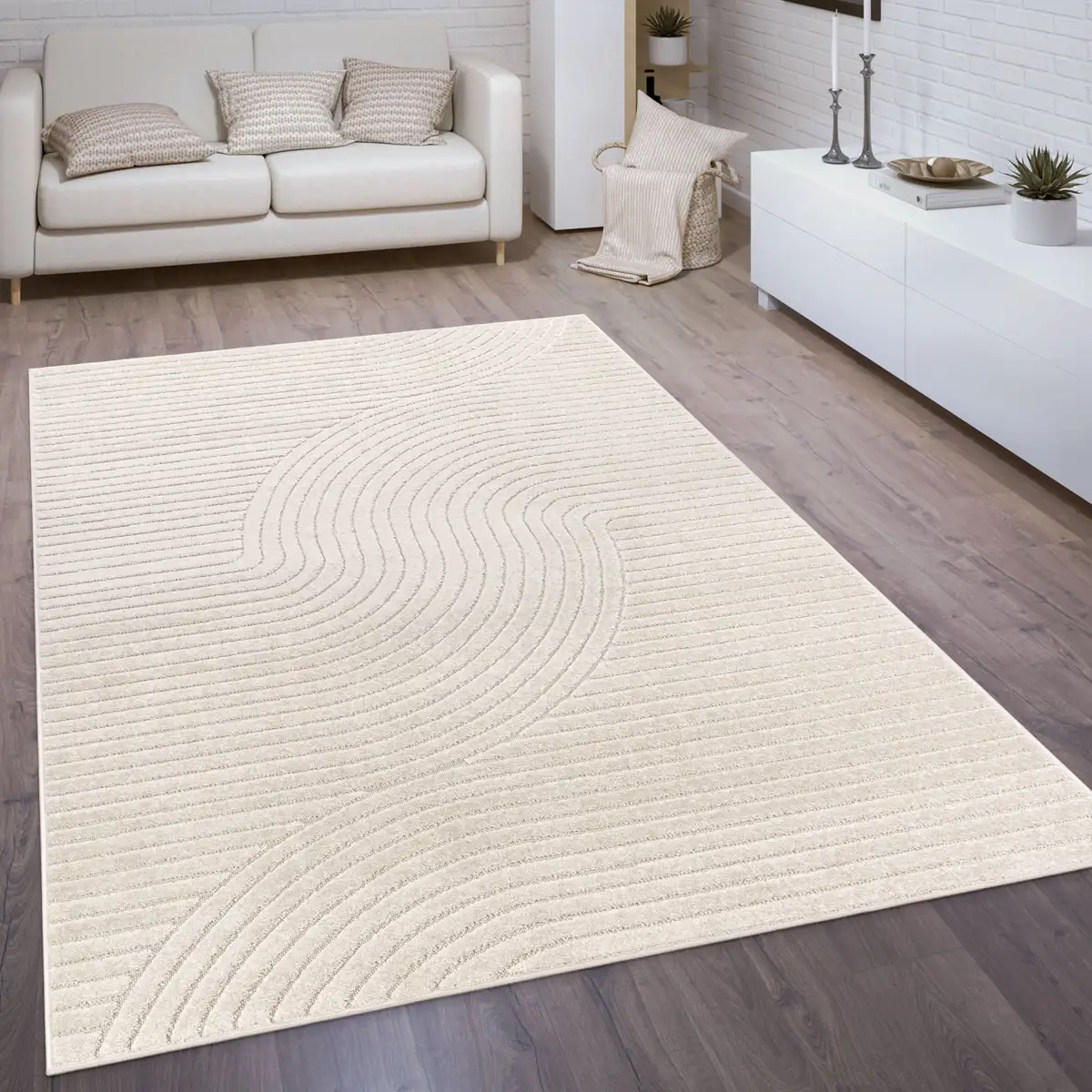 Ковер Paco Home "Cotton 233", прямоугольный, короткий ворс, однотонный, эффект "высокий-низкий", скандинавский вид, подходит для использования на открытом воздухе 160х230 см, цвет creme
Ковер Paco Home "Cotton 233", прямоугольный, короткий ворс, однотонный, эффект "высокий-низкий", скандинавский вид, подходит для использования на открытом воздухе 160х230 см, цвет creme