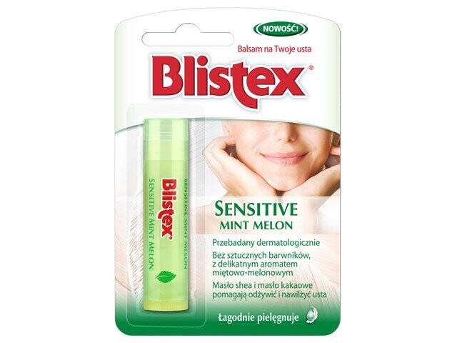 Blistex, Питательный бальзам для губ, чувствительная мята и дыня, 4,25 г
Blistex, Питательный бальзам для губ, чувствительная мята и дыня, 4,25 г