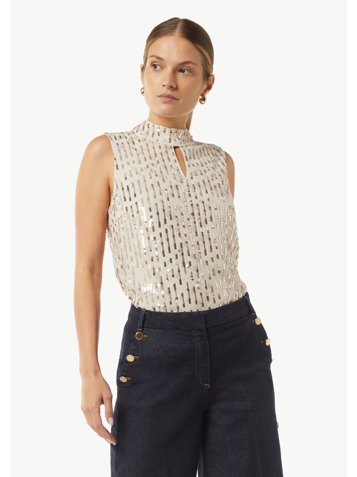 Блуза comma Bluse ärmellos, бежевый
Блуза comma Bluse ärmellos, бежевый