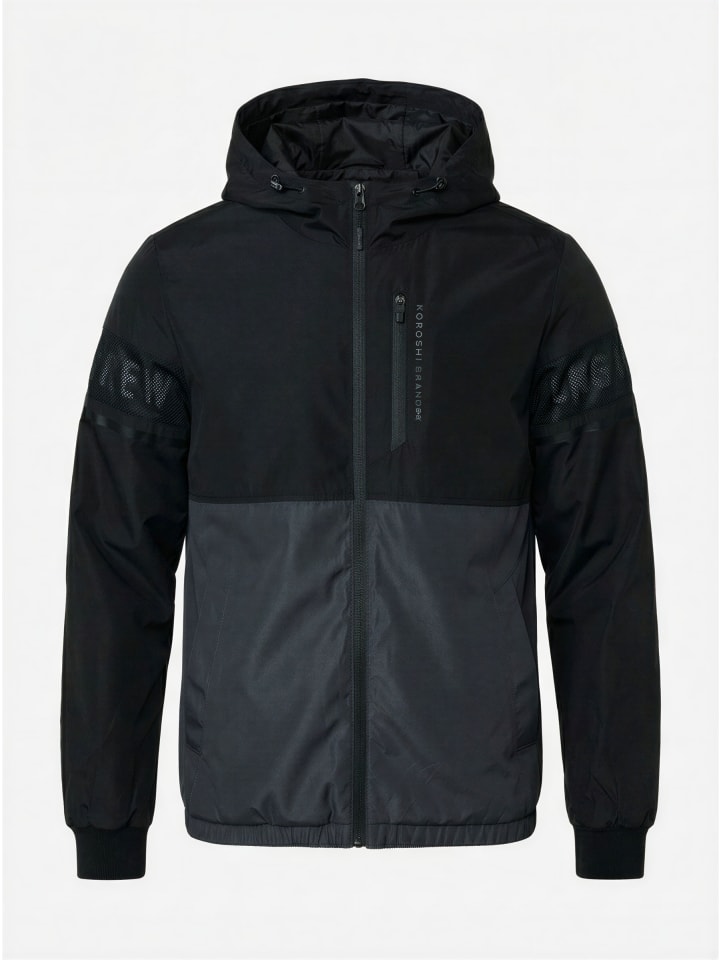 KOROSHI Легкая, короткая техническая куртка черного цвета
KOROSHI Легкая, короткая техническая куртка черного цвета