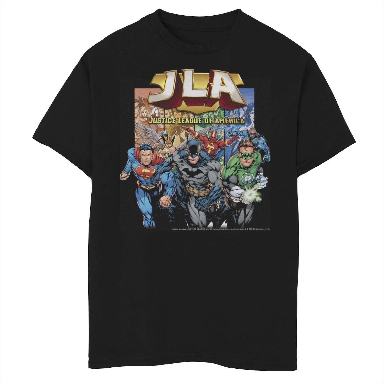 Футболка с изображением плаката JLA «Лига справедливости» для мальчиков 8–20 лет Licensed Character
Футболка с изображением плаката JLA «Лига справедливости» для мальчиков 8–20 лет Licensed Character