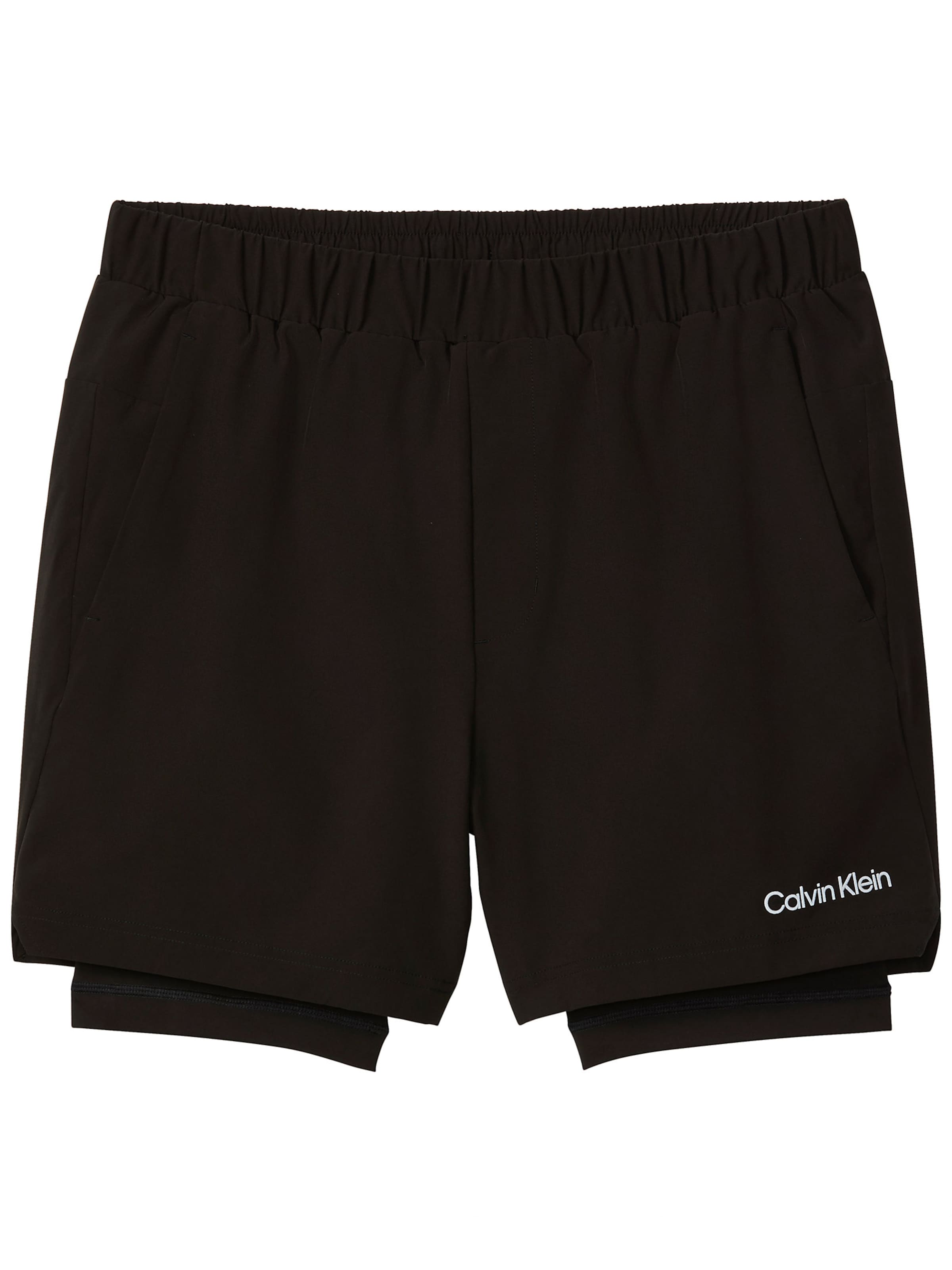 Calvin Klein Sport Обычные тренировочные шорты в черном цвете
Calvin Klein Sport Обычные тренировочные шорты в черном цвете