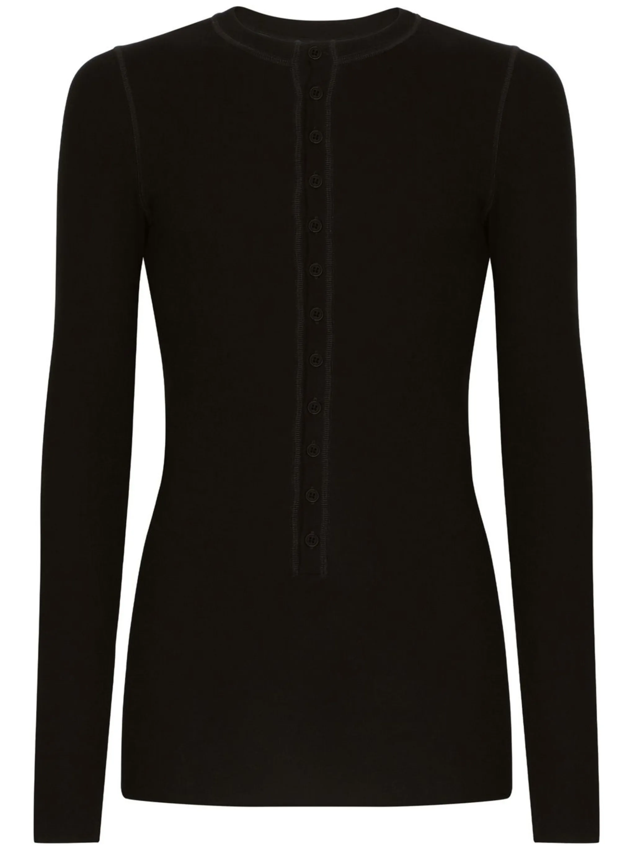 Облегающий топ на пуговицах Dolce & Gabbana, черный
Облегающий топ на пуговицах Dolce & Gabbana, черный