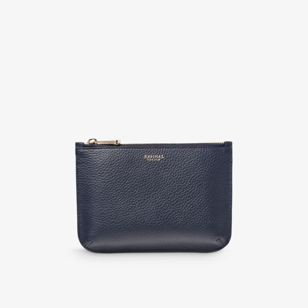 Клатч Ella среднего размера из зернистой кожи с логотипом Aspinal Of London, темно-синий
Клатч Ella среднего размера из зернистой кожи с логотипом Aspinal Of London, темно-синий