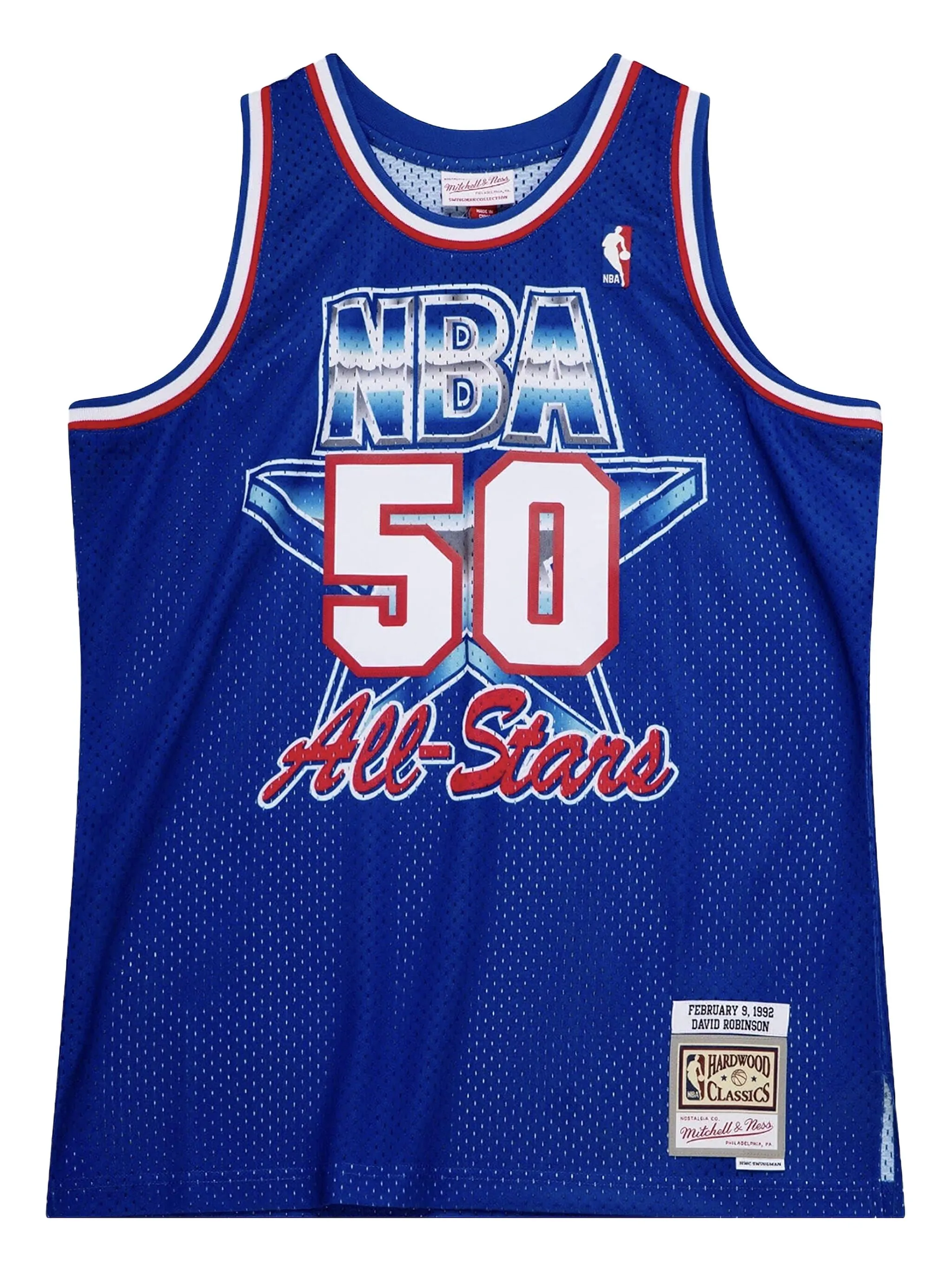 Топ "NBA David Robinson 1992-93" All Star West Mitchell & Ness, синий
Топ "NBA David Robinson 1992-93" All Star West Mitchell & Ness, синий