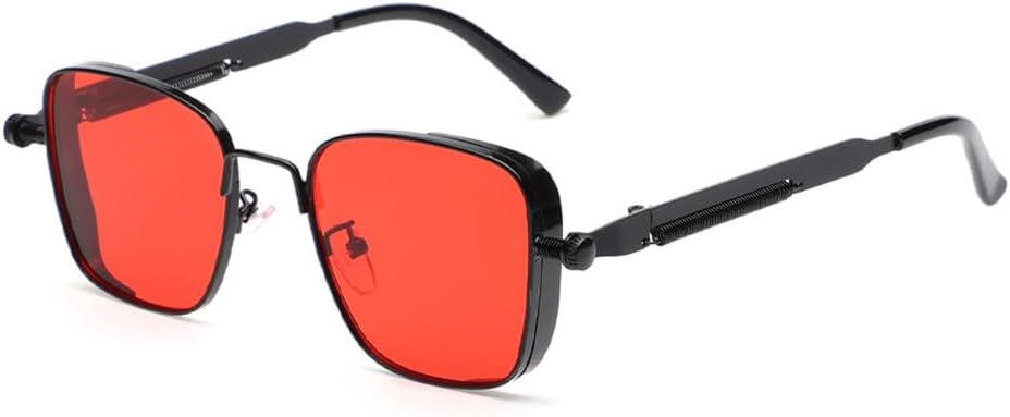 Солнцезащитные очки в стиле металл-панк для мужчин и женщин с защитой от УФ-излучения UV400, предназначенные для занятий спортом на открытом воздухе, бега и езды на велосипеде UYPTK, Black Red
Солнцезащитные очки в стиле металл-панк для мужчин и женщин с защитой от УФ-излучения UV400, предназначенные для занятий спортом на открытом воздухе, бега и езды на велосипеде UYPTK, Black Red