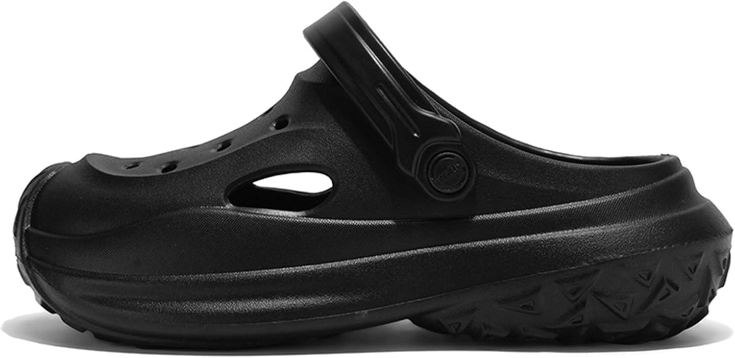 Мужские садовые сабо, легкий дышащий материал EVA, пляжные сандалии, противоскользящая прочная спортивная подошва, стильный дизайн, сандалии и тапочки Generic, черный
Мужские садовые сабо, легкий дышащий материал EVA, пляжные сандалии, противоскользящая прочная спортивная подошва, стильный дизайн, сандалии и тапочки Generic, черный