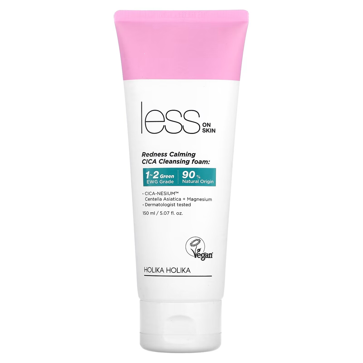 Очищающая пенка CICA Holika Holika Less On Skin успокаивающая покраснения, 150 мл
Очищающая пенка CICA Holika Holika Less On Skin успокаивающая покраснения, 150 мл