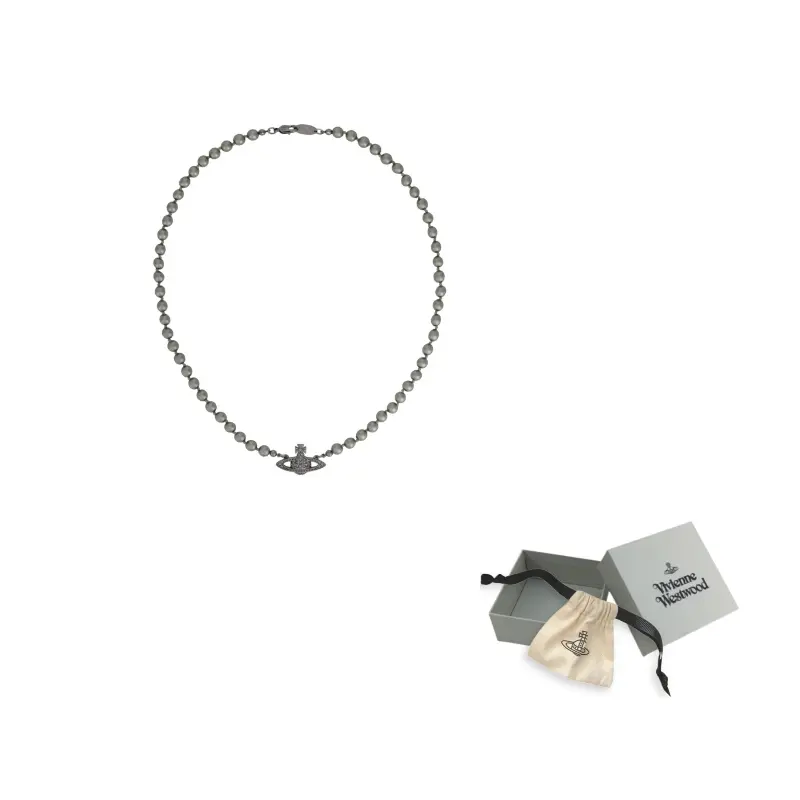 Жемчужное ожерелье Men's Gunmetal Gray Vivienne Westwood
Жемчужное ожерелье Men's Gunmetal Gray Vivienne Westwood