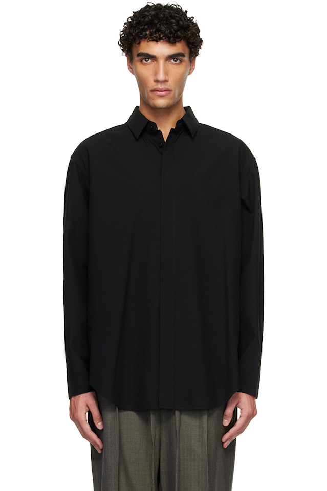 Классическая рубашка Оксфорд из хлопка и шерсти Fear Of God, черный
Классическая рубашка Оксфорд из хлопка и шерсти Fear Of God, черный