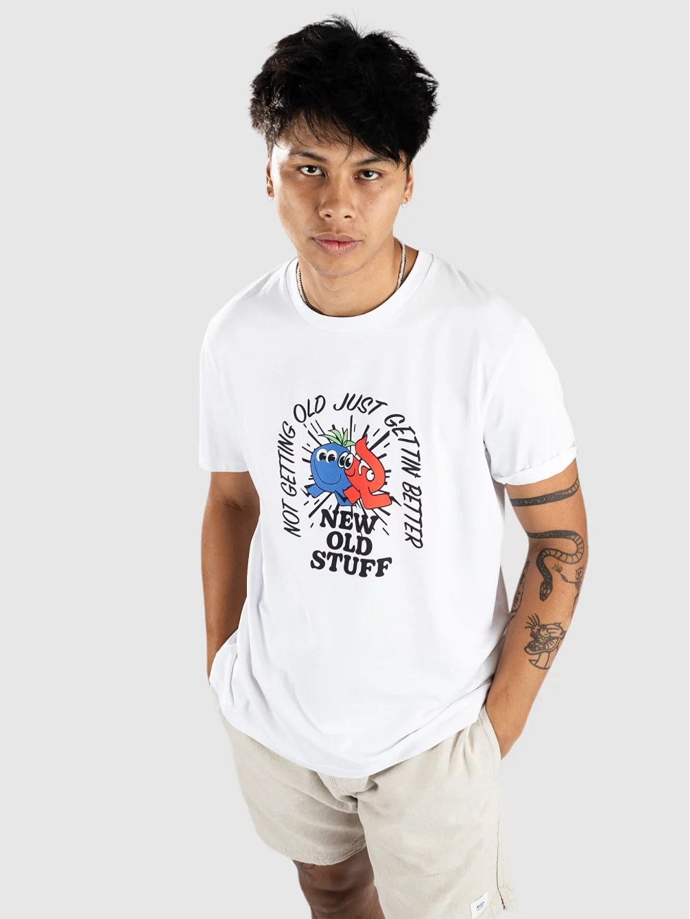 Футболка New Old Stuff с синим помидором Iriedaily, белый
Футболка New Old Stuff с синим помидором Iriedaily, белый