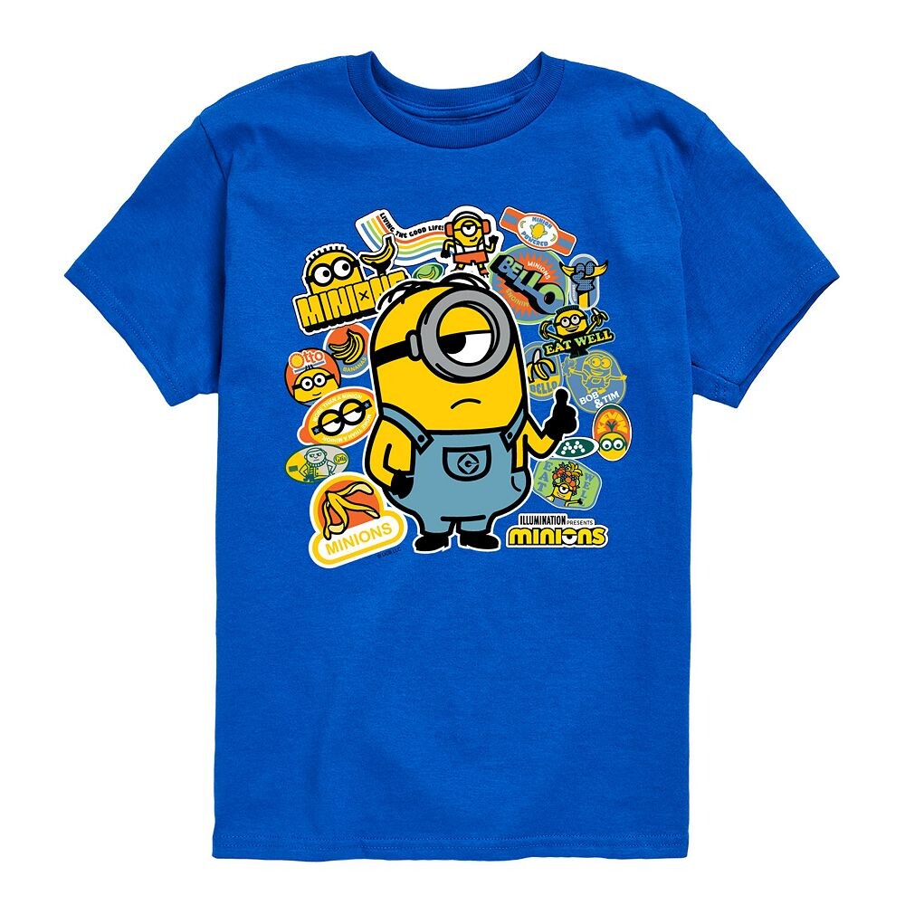 Футболка с графическими наклейками «Гадкий я» и бананами для мальчиков 8–20 лет Licensed Character, синий
Футболка с графическими наклейками «Гадкий я» и бананами для мальчиков 8–20 лет Licensed Character, синий