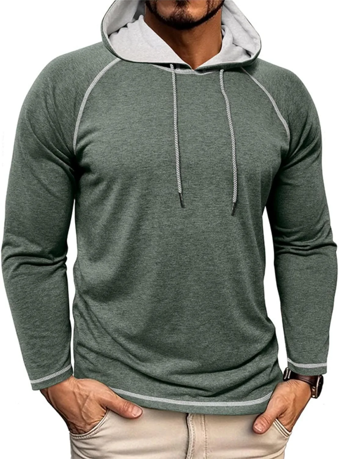 Мужская повседневная толстовка с капюшоном, хлопковая, легкая PEVOSU
Мужская повседневная толстовка с капюшоном, хлопковая, легкая PEVOSU