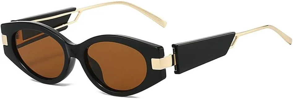 Популярные модные солнцезащитные очки «кошачий глаз» для женщин, защита от УФ-излучения UV400, ретро-очки для мужчин с овальными линзами, панк-очки SKFGNX, Black Tea
Популярные модные солнцезащитные очки «кошачий глаз» для женщин, защита от УФ-излучения UV400, ретро-очки для мужчин с овальными линзами, панк-очки SKFGNX, Black Tea