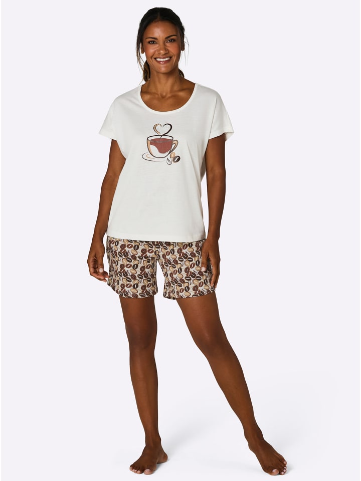 WITT WEIDEN Короткие шорты с принтом цвета экрю и верблюжьего цвета
WITT WEIDEN Короткие шорты с принтом цвета экрю и верблюжьего цвета