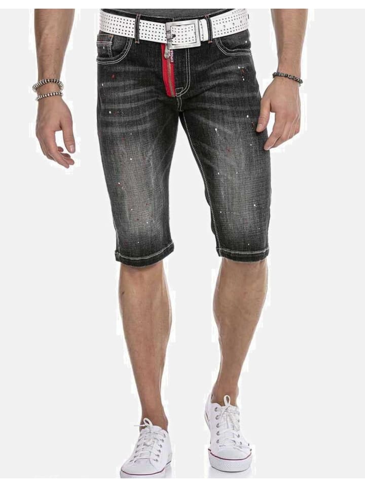 Джинсовые шорты Cipo & Baxx, черный
Джинсовые шорты Cipo & Baxx, черный