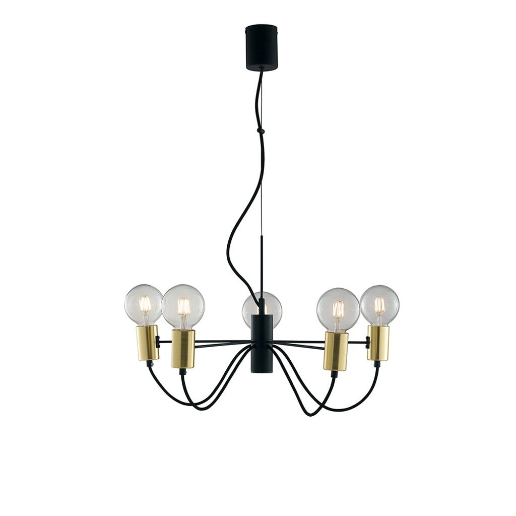 Подвесной светильник Luce Ambiente Design Axon в черном и золотом цветах E27 IP20, 5 лампочек, черный
Подвесной светильник Luce Ambiente Design Axon в черном и золотом цветах E27 IP20, 5 лампочек, черный
