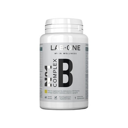 Lab One Complex B - 60 капсул - Комплекс витаминов группы B
Lab One Complex B - 60 капсул - Комплекс витаминов группы B